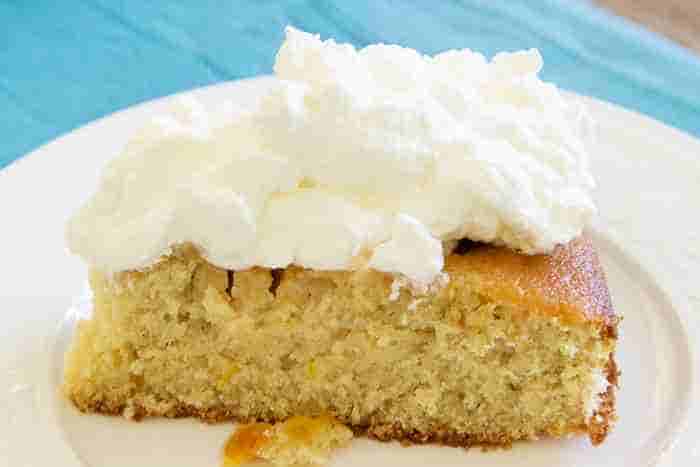 slice of apple cake