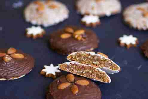 Candied Gingerbread Cookies - Elisen Lebkuchen