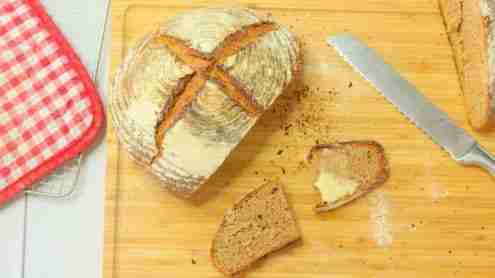 yeast water bread baking