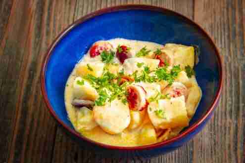 cream potatoes German