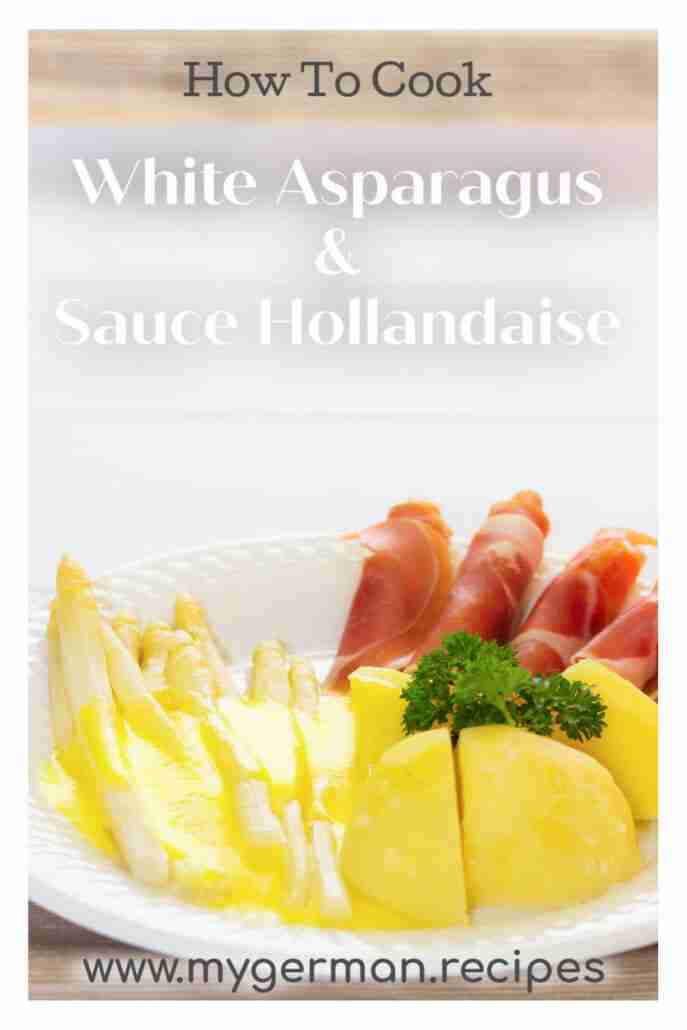 How to cook white asparagus and sauce hollandaise