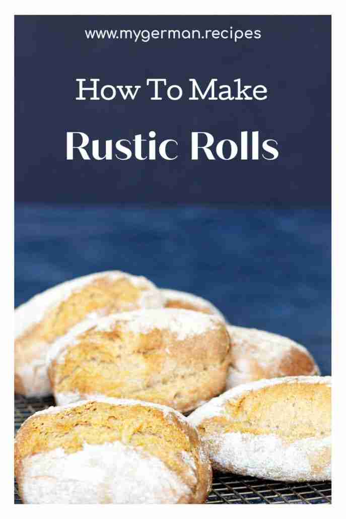 Rustic bread tolls recipe from Germany