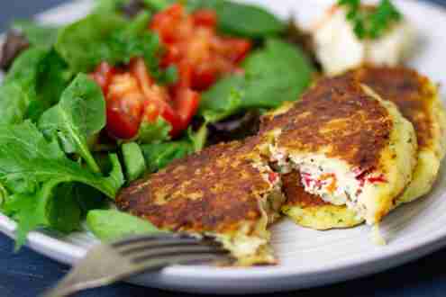 stuffed potato pancakes
