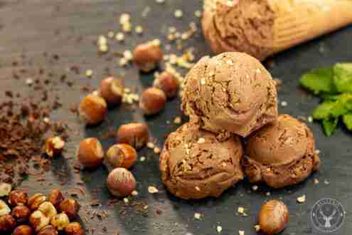 chocolate hazelnut ice cream