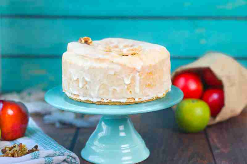 Caramel Apple Angel Food Cake - Live to Sweet