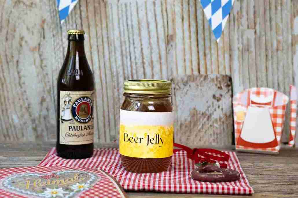 homemade beer jelly recipe for Oktoberfest