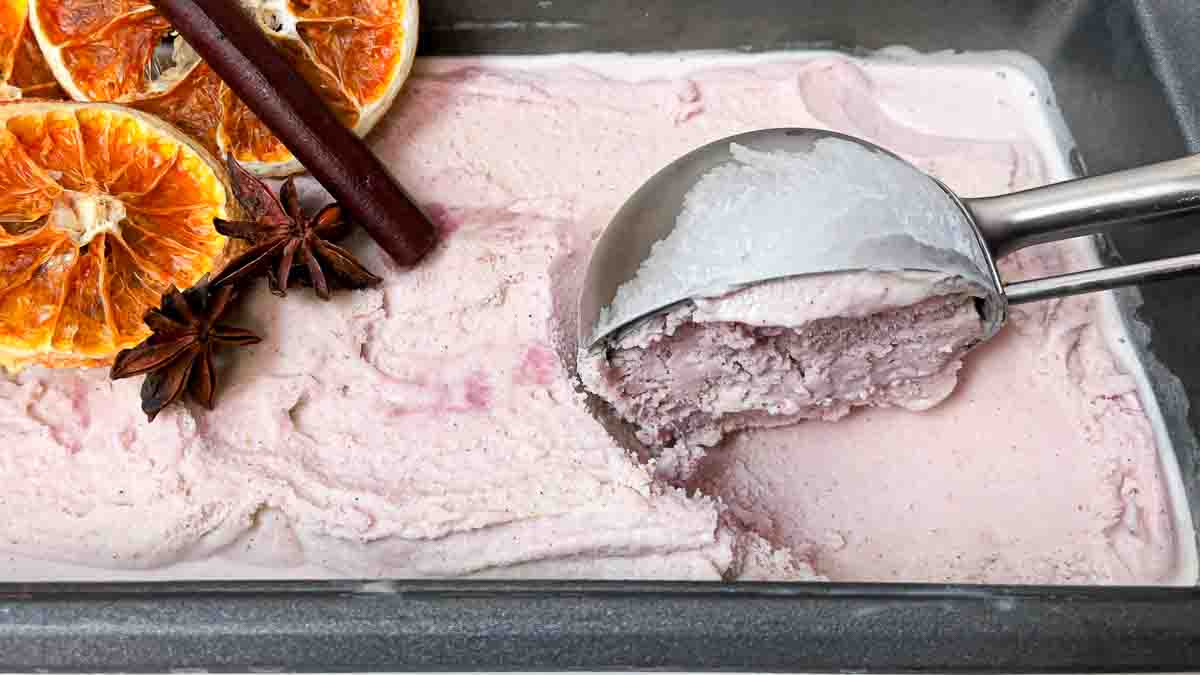 Mulled Wine Ice Cream Recipe